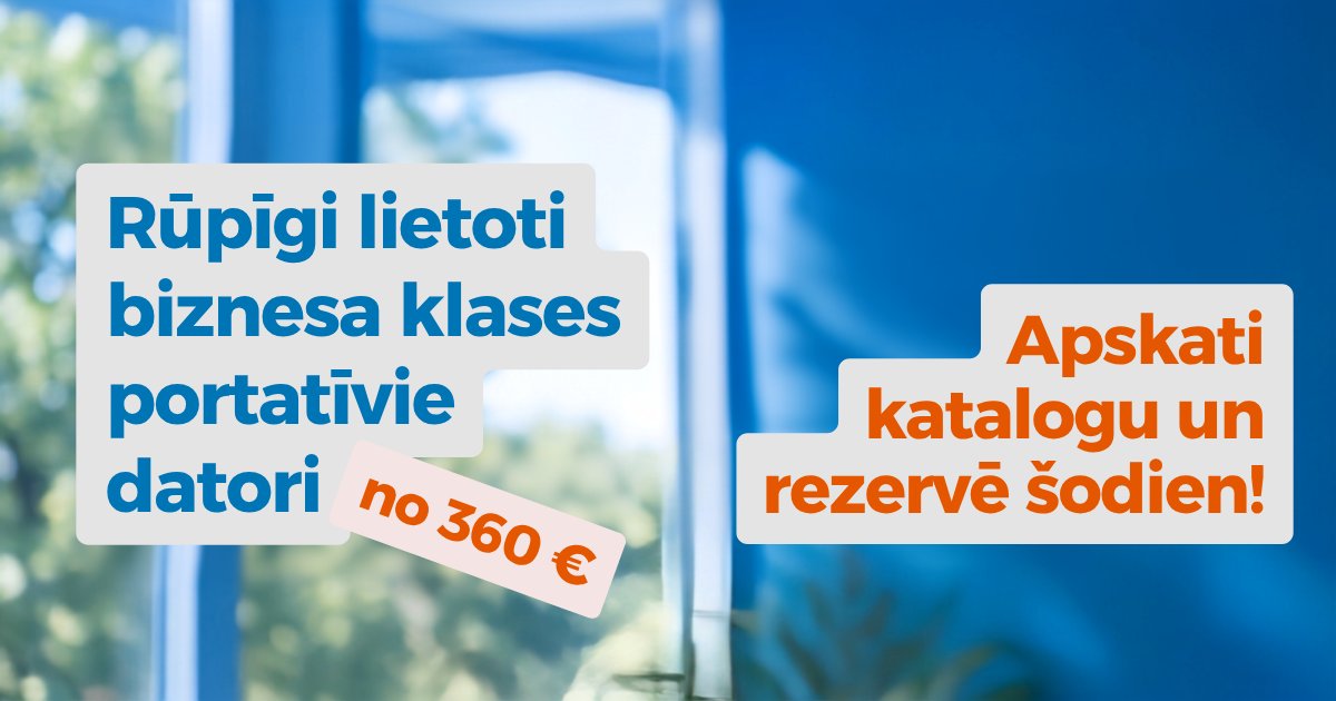 SellIT — lietoti biznesa klases portatīvie datori no 360 €
