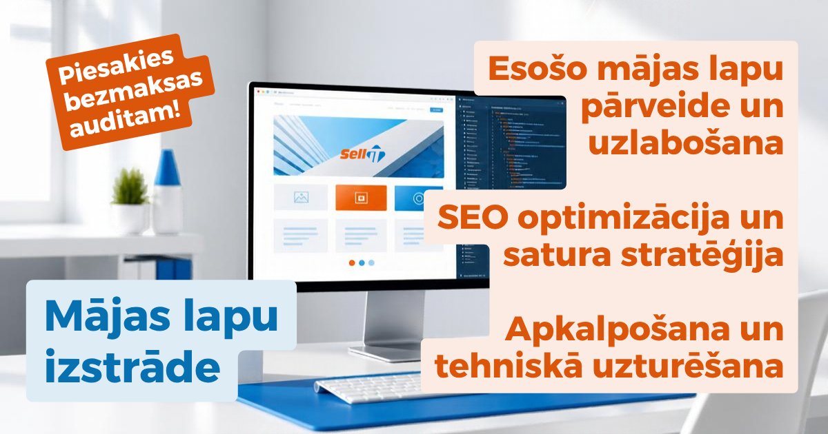 SellIT — mājas lapu izstrāde un SEO optimizācija